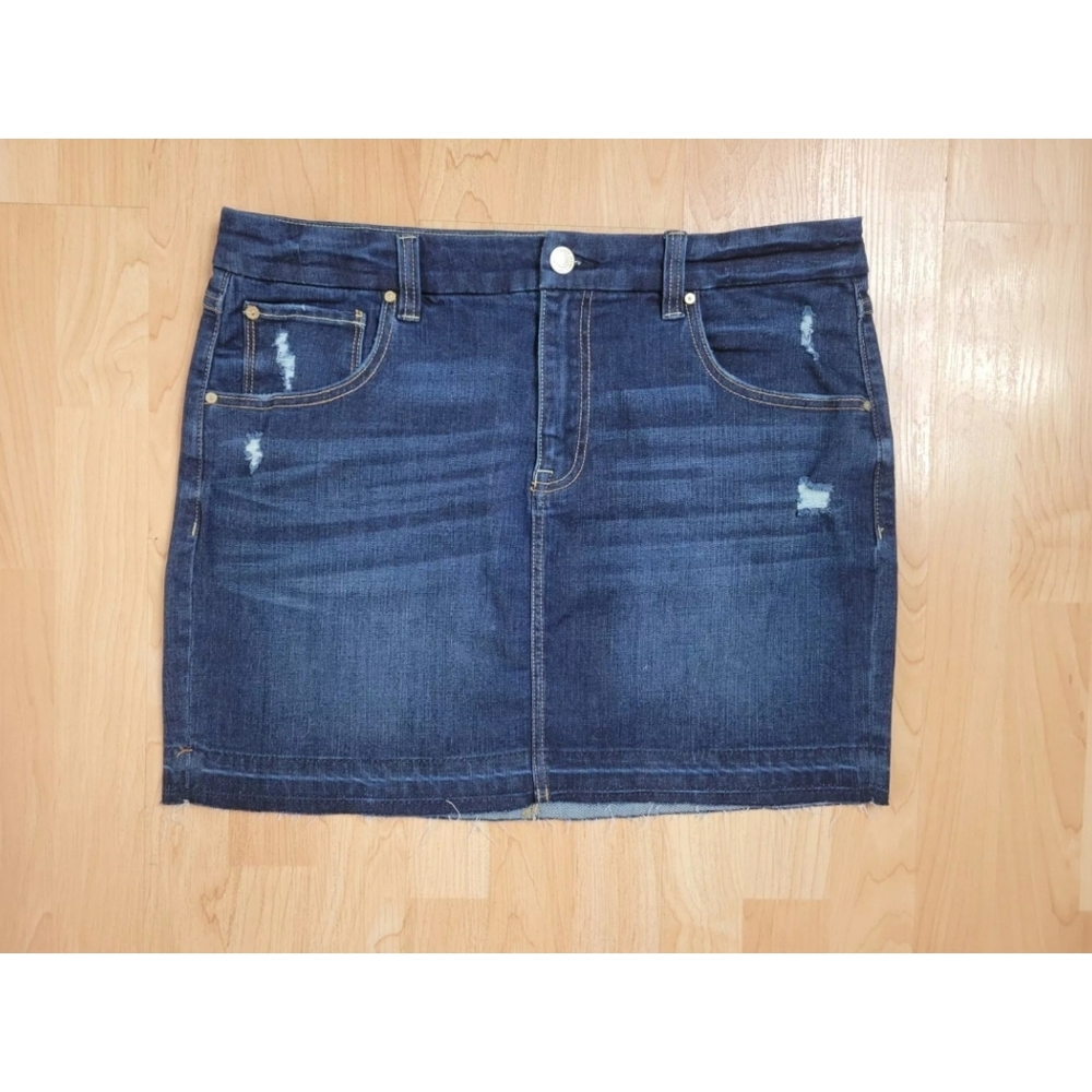 Bootlegger Denim mini skirt